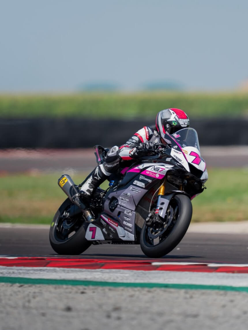 Nicola Settimo in pista