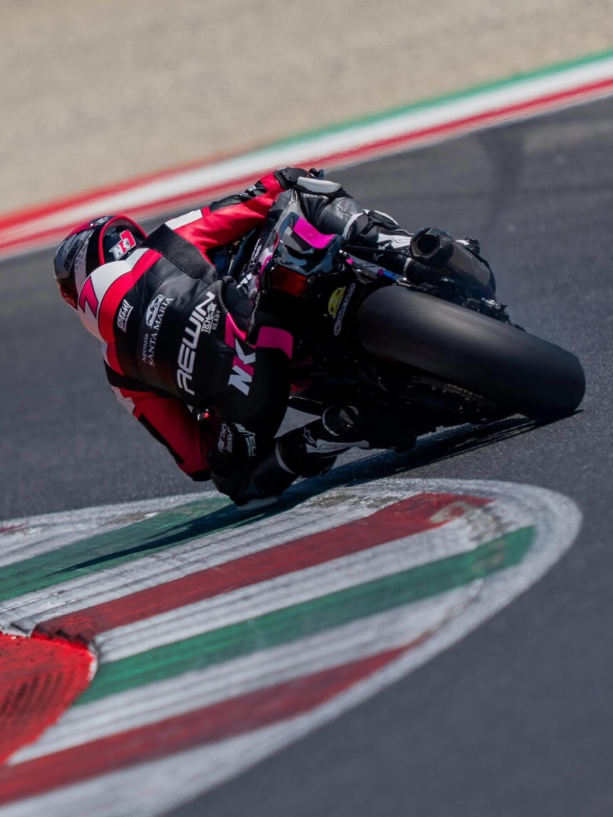 Nicola Settimo in pista
