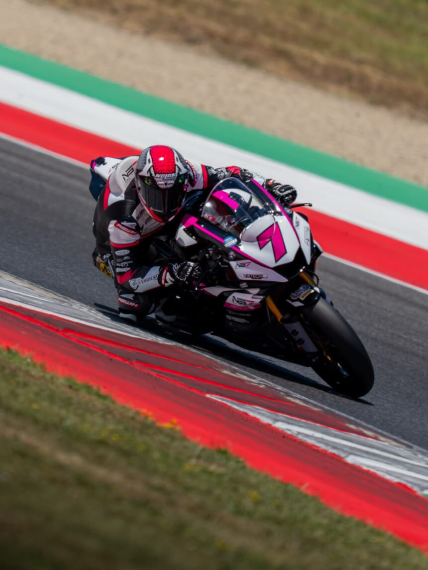 Nicola Settimo in pista